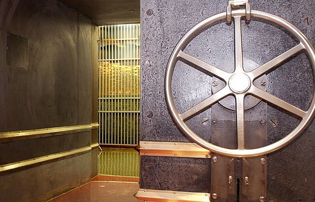 Image of a bank vault